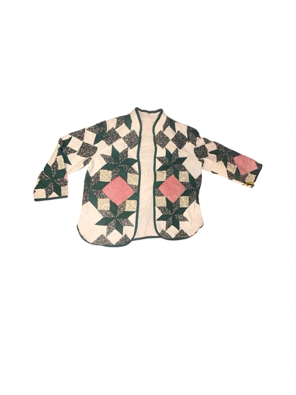 Handmade Quilted Patchwork Jacket - Picture 2 of 10